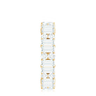 Rosec Jewels-Round and Baguette Cut Moissanite Eternity Wedding Band