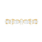 Rosec Jewels-Oval and Marquise Cut Moissanite Stackable Eternity Ring