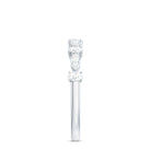 Marquise and Oval Shape Moissanite Half Eternity Ring D-VS1 - Rosec Jewels