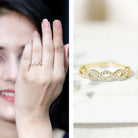 Certified Diamond Infinity Eternity Band Natural - ( HI-SI ) - Rosec Jewels