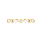 Certified Moissanite Contemporary Eternity Ring D-VS1 - Rosec Jewels