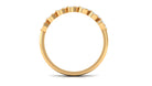 Certified Natural Diamond Heart Eternity Ring in East West Style Natural - ( HI-SI ) - Rosec Jewels