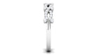 Designer Natural Diamond Infinity Half Eternity Ring Natural - ( HI-SI ) - Rosec Jewels