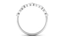 Designer Natural Diamond Infinity Half Eternity Ring Natural - ( HI-SI ) - Rosec Jewels