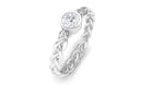 Rosec Jewels-Real Diamond Promise Ring with Braided Shank