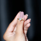 Certified 7 MM Moissanite Heart Ring For Women D-VS1 - Rosec Jewels