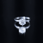 Round Cut 9 MM Lab Grown Diamond Solitaire Engagement Ring Lab - ( EF-VS ) - Rosec Jewels