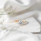 IGI Certified Round Cut 3 Carat Lab Grown Diamond Solitaire Engagement Ring Lab - ( E-VS1 ) - Rosec Jewels