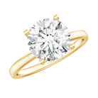 Certified 2.5 CT Lab Grown Diamond Solitaire Engagement Ring Lab - ( EF-VS ) - Rosec Jewels
