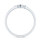 Marquise Cut Lab Grown Diamond Flower Promise Ring for Women Lab - ( EF-VS ) - Rosec Jewels