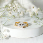 2 Carat Oval Shape Lab Diamond Bridal Ring Set with IGI Certificate Lab - ( E-VS1 ) - Rosec Jewels