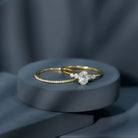 IGI Certified Lab Grown Diamond Engagement Ring with Wedding Band Lab - ( E-VS1 ) - Rosec Jewels