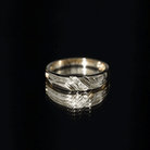 Certified Diamond Three Stone Band Ring for Men Natural - ( HI-SI ) - Rosec Jewels