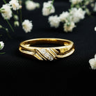 Certified Diamond Three Stone Band Ring for Men Natural - ( HI-SI ) - Rosec Jewels