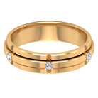 Rosec Jewels-Natural Mens Diamond Band Ring with Certificate