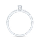 Natural Diamond Promise Ring for Engagement Natural - ( HI-SI ) - Rosec Jewels