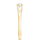 Promise Ring with Moissanite in Claw Setting D-VS1 - Rosec Jewels
