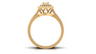 Zircon Statement Bridal Ring Set of 3 AAAA - Rosec Jewels