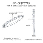 Rosec Jewels-Bar Set Moissanite Eternity East West Ring