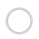 Certified Lab Created Blue Sapphire Full Eternity Ring in Channel Setting AAAA - Rosec Jewels