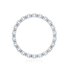 Real Diamond Eternity Ring in Bezel Setting Natural - ( HI-SI ) - Rosec Jewels