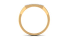 Rosec Jewels-Natural Mens Diamond Band Ring with Black Enamel
