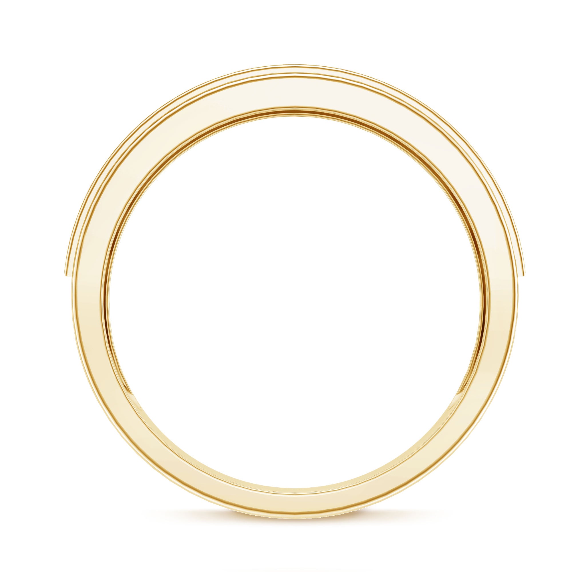 Lab Grown Diamond Half Eternity Mens Wedding Band Lab - ( EF-VS ) - Rosec Jewels