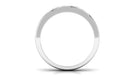 Rosec Jewels-Natural Diamond Mens Wedding Band with Black Enamel