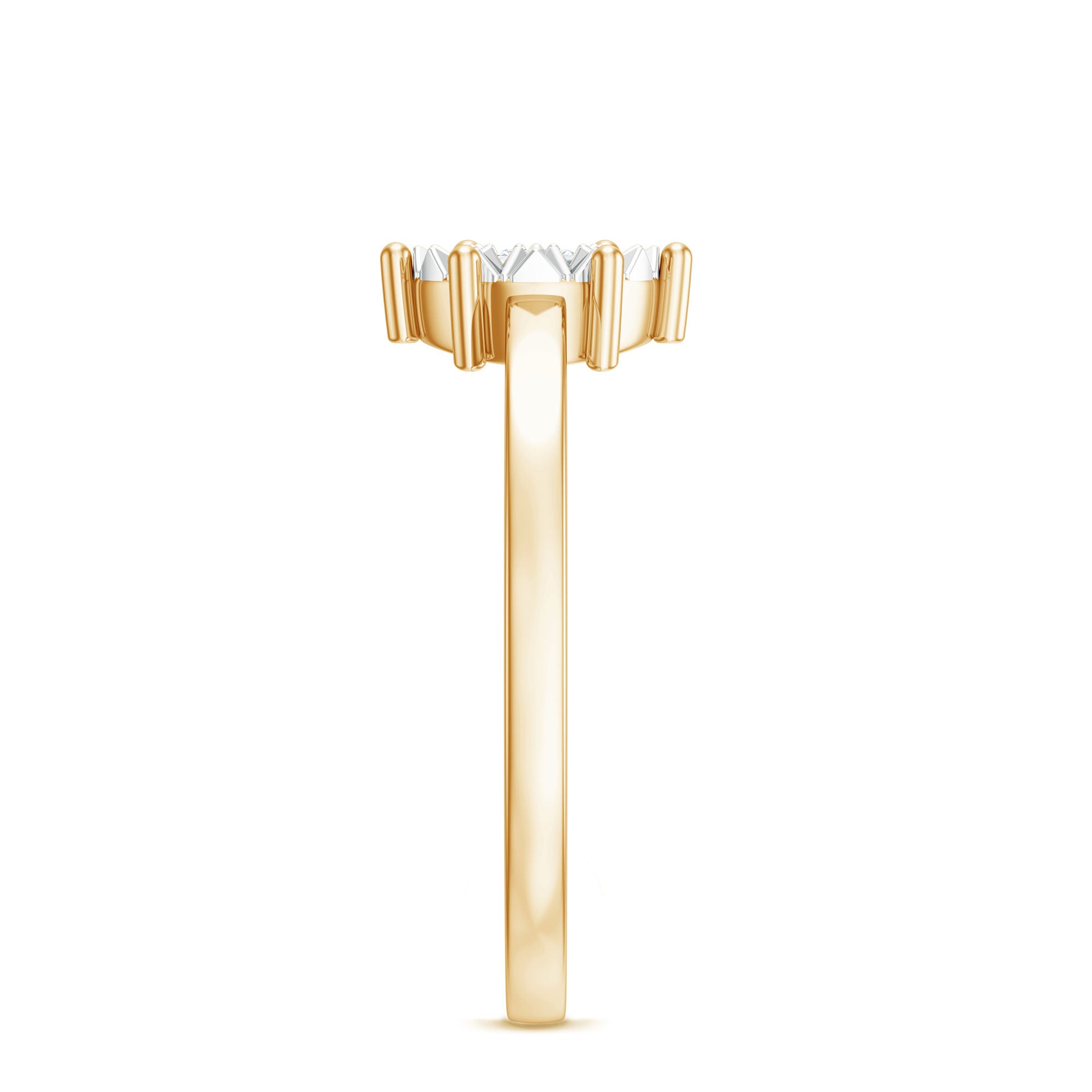 Rosec Jewels-Natural Diamond Promise Ring in Illusion Setting