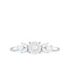 Nature Inspired Diamond Leaf Promise Ring for Women Natural - ( HI-SI ) - Rosec Jewels