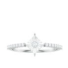 Rosec Jewels-Genuine Diamond Promise Ring in Illusion Setting