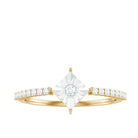 Rosec Jewels-Genuine Diamond Promise Ring in Illusion Setting