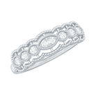 Rosec Jewels-Vintage Inspired Natural Diamond Anniversary Ring