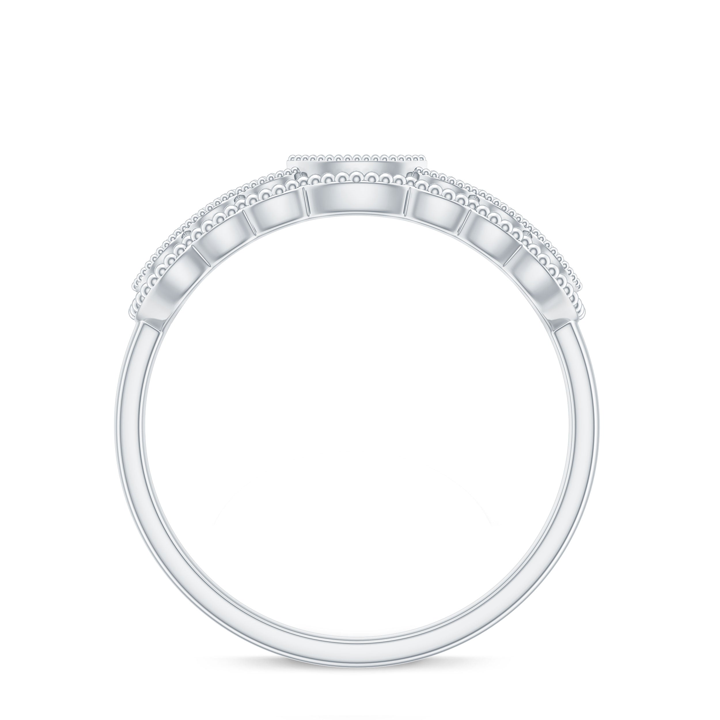 Rosec Jewels-Vintage Inspired Natural Diamond Anniversary Ring