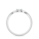 Certified Real Diamond Minimal Promise Ring for Women Natural - ( HI-SI ) - Rosec Jewels