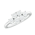Rosec Jewels-Natural Diamond Cluster Promise Ring for Women