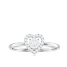 Certified Real Diamond Heart Promise Ring Natural - ( HI-SI ) - Rosec Jewels