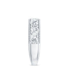 Rosec Jewels-Vintage Looking Diamond Band Ring for Women