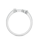 Certified Real Diamond Promise Ring for Valentines Natural - ( HI-SI ) - Rosec Jewels