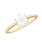 Rosec Jewels-Miracle Plate Diamond Flower Ring with Certificate