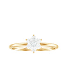 Rosec Jewels-Miracle Plate Diamond Flower Ring with Certificate