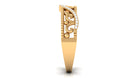 Vintage Inspired Real Diamond Wedding Band Natural - ( HI-SI ) - Rosec Jewels