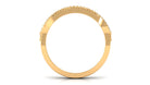 Vintage Inspired Real Diamond Wedding Band Natural - ( HI-SI ) - Rosec Jewels
