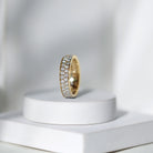 Certified Lab Grown Diamond Wedding Band For Women Lab - ( EF-VS ) - Rosec Jewels