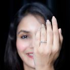 Certified Lab Grown Diamond Eternity Ring in Channel Set Lab - ( EF-VS ) - Rosec Jewels