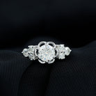 Certified 6 MM Lab Grown Diamond Engagement Ring Lab - ( EF-VS ) - Rosec Jewels