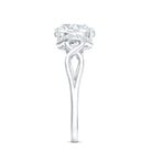 Rosec Jewels-Lab Grown Diamond 6X8 MM Oval Engagement Ring For Women