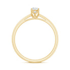Lab Grown Diamond Solitaire Promise Ring For Women Lab - ( EF-VS ) - Rosec Jewels
