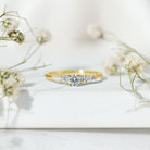 Certified Lab Grown Diamond Classic Solitaire Engagement Ring Lab - ( EF-VS ) - Rosec Jewels
