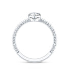 Certified 5 MM Heart Lab Grown Diamond Solitaire Promise Ring Lab - ( EF-VS ) - Rosec Jewels